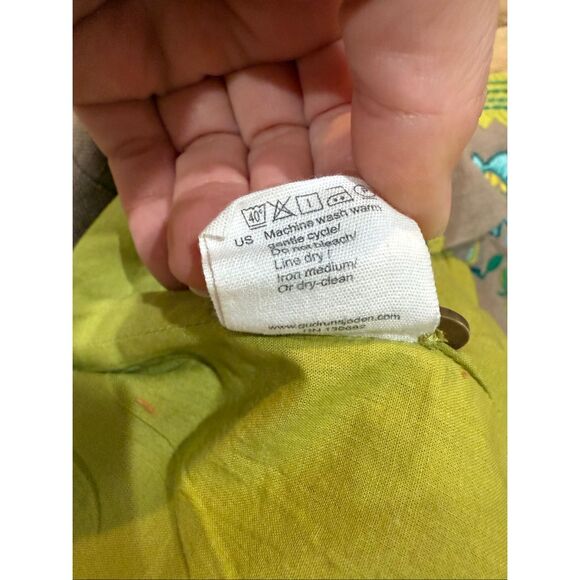 Gudrun Sjoden embroidered vest size Medium - Picture 5 of 7